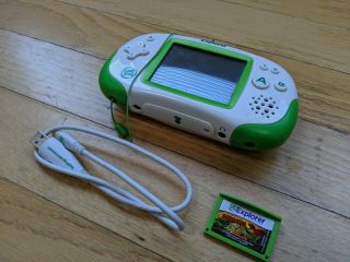 Leap Frog Leapster Explorer Green System with Magic School Bus Dinosaurs Game 4