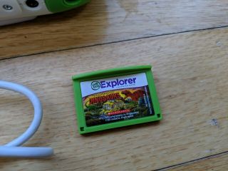 Leap Frog Leapster Explorer Green System with Magic School Bus Dinosaurs Game 5