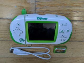 Leap Frog Leapster Explorer Green System with Magic School Bus Dinosaurs Game 8