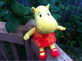 Ty Beanie Babies Backyardigans Tasha Yellow Hippo 8 " Bean Bag Plush Toy
