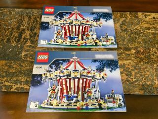 Lego Grand Carousel 10196 Replacement Manuals Instructions Only No Legos