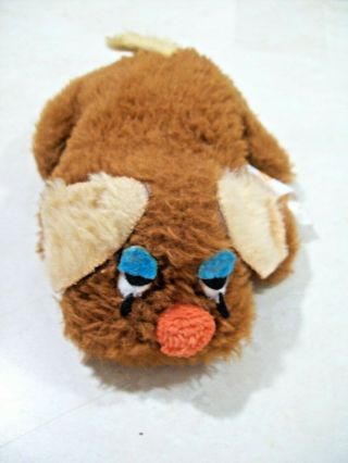 Vintage 1973 Russ Berrie " Sad Sack " Stuffed Bean Bag Dog