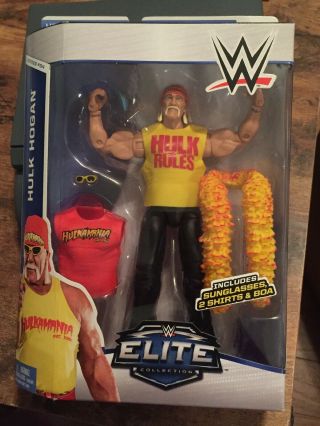 Wwe Hulk Hogan Elite Figure Series 34 Boa Hulkamania Hollywood Nwo Mattel
