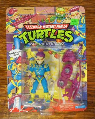 Tmnt Teenage Mutant Ninja Turtle Zak The Neutrino Action Figure Moc Unpunched