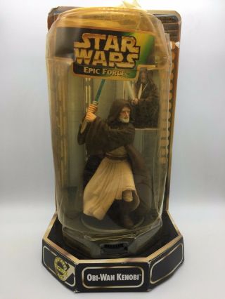 Star Wars Prototype Signed Sample Epic Force Obi Wan Kenobi Potf2 Kenner Figure