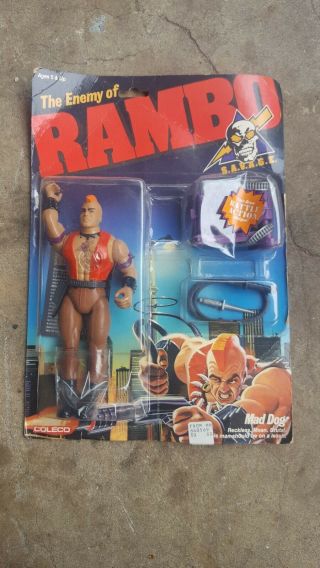 Rambo - S.  A.  V.  A.  G.  E.  - The Enemy Of Rambo - Mad Dog Figure - Mosc 1985