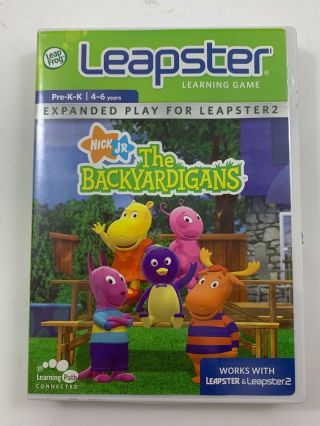 LeapFrog Leapster2 Learning System Green Console,  The Backyardigans Game 7