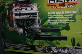 Testors Dodge Hemi 426 A990 Race Engine Kit 1/4 Opened Box Parts 453 Jn