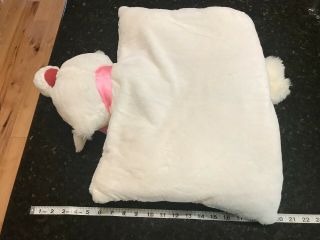 Aristocats Marie White Cat Pillow Pet/Pal Plush Stuffed Animal Disney Parks 2