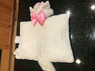 Aristocats Marie White Cat Pillow Pet/Pal Plush Stuffed Animal Disney Parks 4