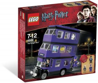 Lego Harry Potter 4866 The Knight Bus W/stan Shunpike And Ernie Prang