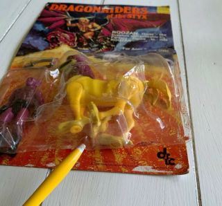 NOS RARE 1983 Dragonriders of the Styx Roozan w/ Action Figure Rider 80’s DFC 2