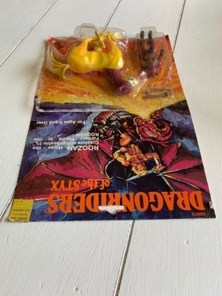 NOS RARE 1983 Dragonriders of the Styx Roozan w/ Action Figure Rider 80’s DFC 5