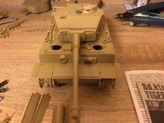 1/35 german tiger built Tamiya Parts Ready Too Paint Only 3