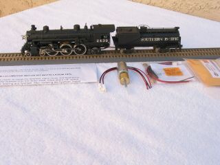 Brass Ho Scale Tenshodo Southern Pacific 4 - 6 - 2 With Oil Tender.