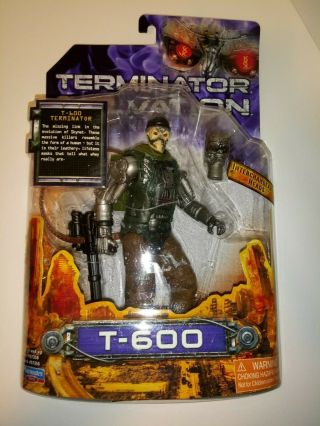 Terminator Salvation T - 600 6 " Action Figure Playmates 2009