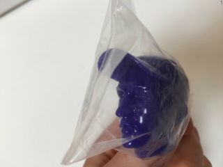 Single KAWS toy head,  purple,  PERMANENT THIRTY THREE 2