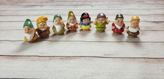 Fisher Price Little People Snow White And The Seven Dwarfs Dwarves Figures