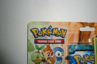 2007 Pokemon Turtwig Special Edition Blister Pack - x3 EX Series Booster Packs 3