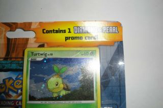 2007 Pokemon Turtwig Special Edition Blister Pack - x3 EX Series Booster Packs 5