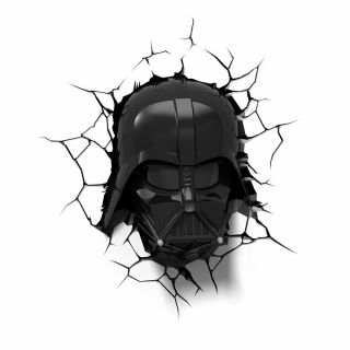 3d Light Fx Star Wars Darth Vader 3d Deco Led Wall Light