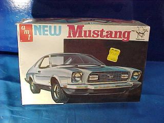 Mib Orig 1970s Amt 1/25 Scale Model Car Kit 1970s Ford Mustang Ii