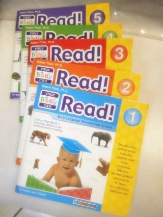 Your Baby Can Read 5 Book Set Early Language Development System