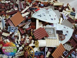Lego (x3400pcs) 4kg Wild West Cowboy & Indian Moc Part Packs - Bulk Creativity