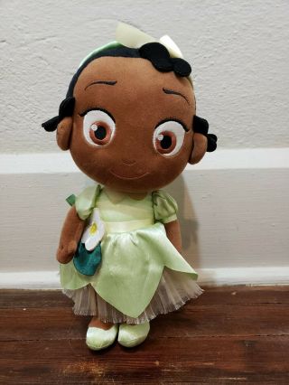 Disney Store Princess Tiana Toddler 12 " Soft Plush Baby Doll Toy