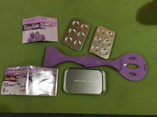 Easy Bake Ultimate Oven Replacement Purple Lilac Spatula & Pans Instructions