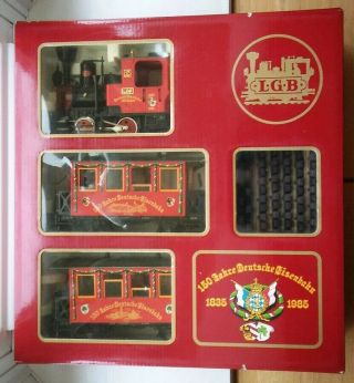 Vintage L.  G.  B.  20150us 150 Year Jahre Deutsche Eisenbahnen Set (1835 - 1985)