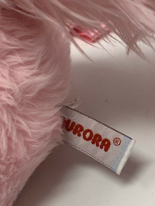Aurora World Plush Happy Tails Pink Kitten Kitty Cat 26 