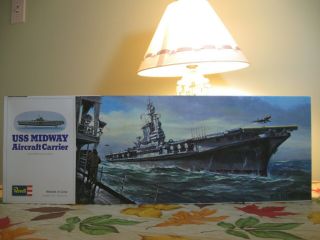 1974 Vintage Revell 1/547 Cv - 41 Uss Midway Aircraft Carrier H - 441