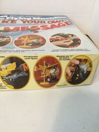 Revell Snap - Together Incredible Flying Machine Make Your Own Message Kit VIntage 7