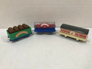 Thomas Train Sodor Ice Cream Factory Cars Strawberry Trackmaster