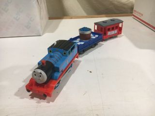 Motorized Thomas In " Slippery Sodor " W/ Red Funnel Thomas & Friends Trackmaster