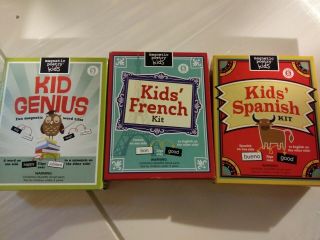 Magnetic Poetry Kids Set,  French,  Spanish & Genius Editions
