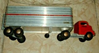 Smith Miller Pmt Semi Tractor Trailer Truck Vintage Smitty Toys 1950s