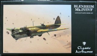 1/48 Classic Airframes Models Bristol Blenheim Mk.  Iv Mk.  Ivf
