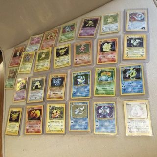 Pokemon cards 26 holographic 2