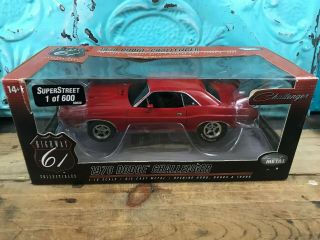 1/18 Highway 61 Street 1970 Dodge Challenger Red 50600 Old Shop Stock