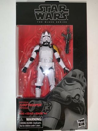 Hasbro Star Wars Black Series 6 " Inch Imperial Jumptrooper