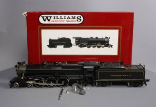 Williams 3750 O Gauge Brass Pennsylvania 4 - 6 - 2 Pacific Steam Locomotive & Tender