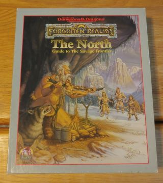 Ad&d Forgotten Realms The North: Guide To The Savage Frontier Boxed Set Tsr 1142