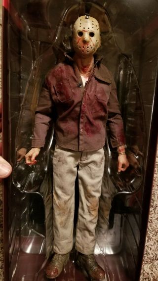 Sideshow collectibles 1/6 Jason Pt 3 Myers,  Freddy Figure with mask. 3