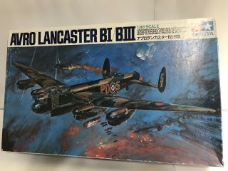 Tamiya Avro Lancaster Bi/biii 1/48 Scale Unbuilt Model Kit Unbuilt & Complete
