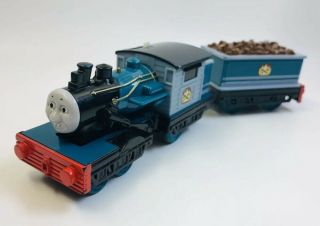 Thomas & Friends Motorized Trackmaster Train Ferdinand & Lumber Wagon