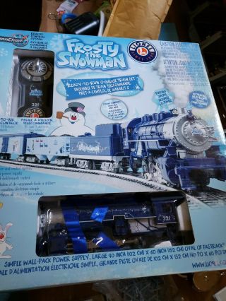 Lionel Frosty The Snowman Lionchief Remote Set O Gauge Train 6 - 81284