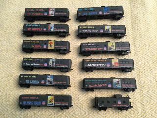 Micro - Trains N Scale Military Freight Cars Ww Ii Poster Series