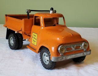 Tonka Toys Ford Cab State Hi - Way Dept 975 Hydraulic Dump Truck 50 